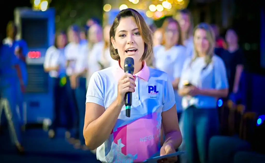 Ex-primeira-dama confronta Allan Santos por crítica a curtida sobre candidatura de governador de SP à presidência